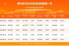 东风汽车股东狂欢：600152资金流向大盘点