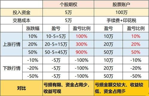 股票期权收益是怎样的
